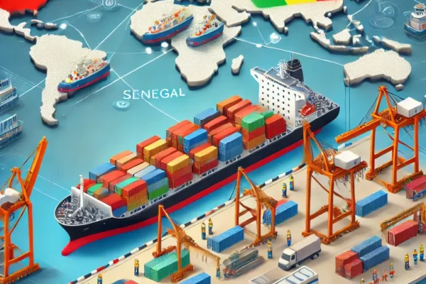 transitaire entre la Chine et le Sénégal,