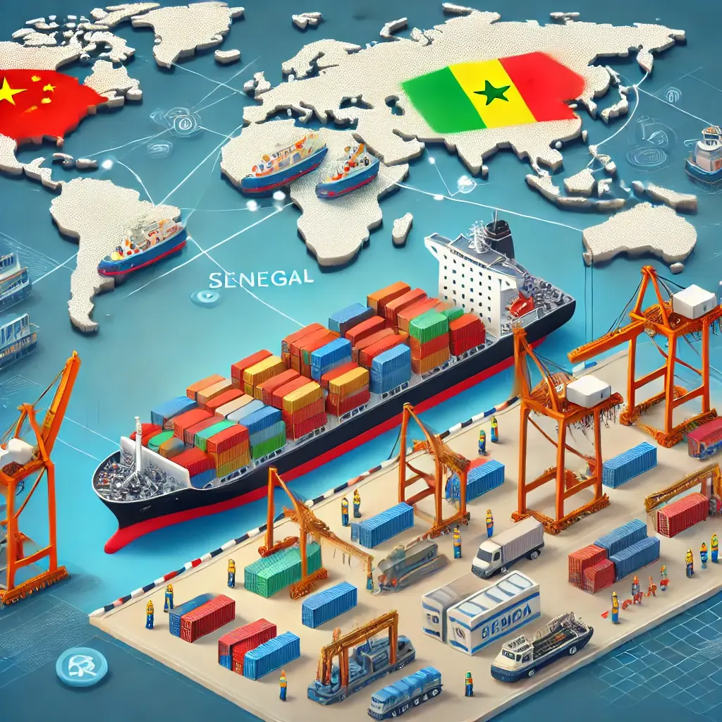 transitaire entre la Chine et le Sénégal,