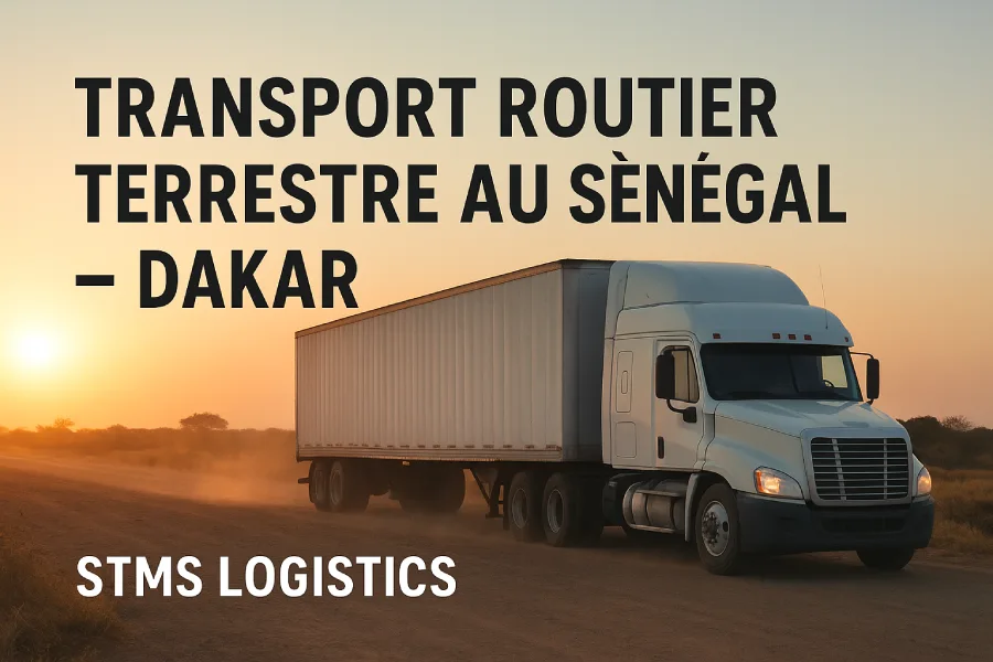 STMS Logistics, expert en transport routier terrestre à Dakar et au Sénégal. Transport de marchandises, conteneurs, fret international et logistique sécurisée.