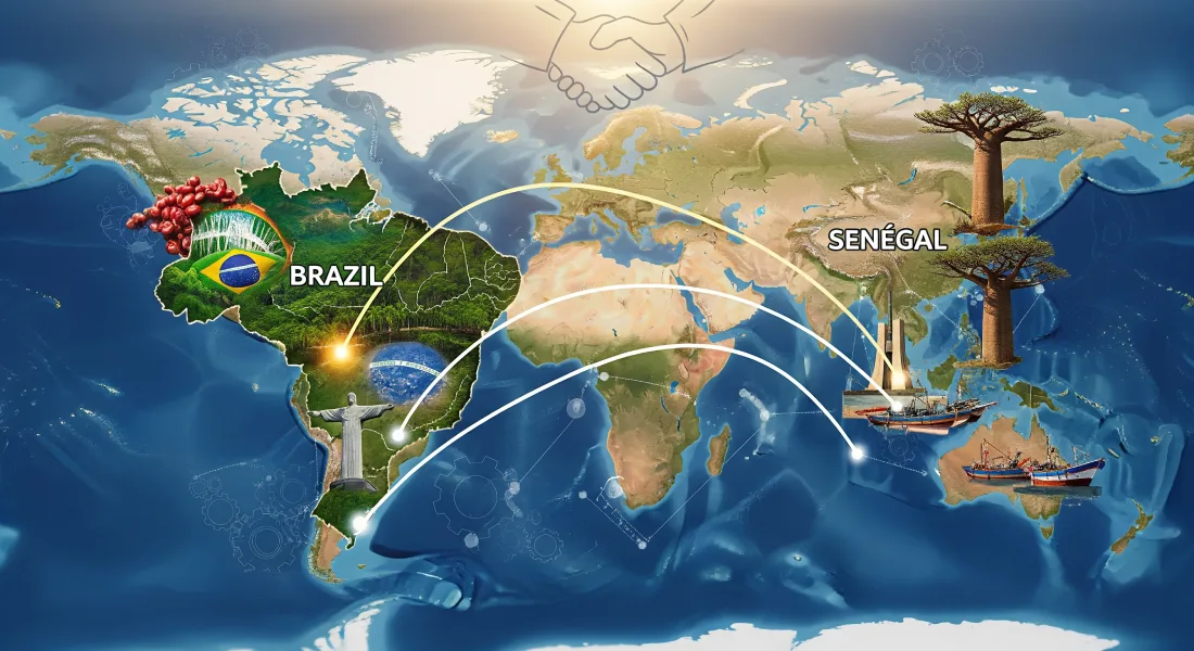 Nos services transport de conteneurs entre le Brésil et le Sénégal